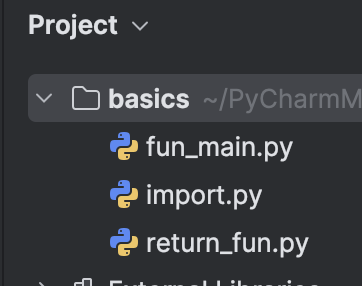 PyCharm project